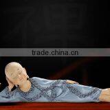 Chinese Sleeping Buddhist Shaolin Monk Figurine