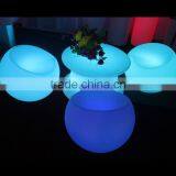 Waterproof Fashionable Tea Chair Plastic Glowing Coffee Chair thumbnail-3