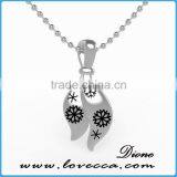 Christmas Snowflakes Deer Engrave Pendant Necklace Factory Direct Sale thumbnail-3