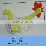 Easter Gifts, Ceramic Chicken Decoration, Ceramic Easter Ornaments thumbnail-1