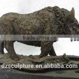 Wild Boar Life Size Bronze Statues for Sale thumbnail-1