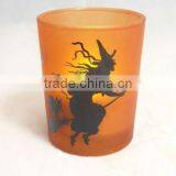 Hallowmas Magic Road Scholar Glass Candle Holder thumbnail-1