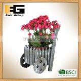 Wooden Cart Garden Planting Flower Pot/Decoration thumbnail-5