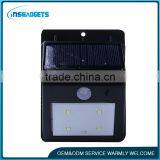 T0c20 4 LED Waterproof Outdoor Solar Motion Sensor Wall Light Light for Patio, Deck, Yard, Garden With Auto On/Off thumbnail-3