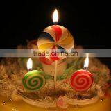 Colourful Lollipop Happy Birthday Candle for Children thumbnail-2