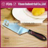 Professional Hot Sale Stainless Steel Cheese Cutter Pizza Slotted Spatula(v636) thumbnail-3