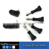 2016 New Wholesale 3-way Pivot Arm for Sports Camera Accessory Action Camera Accessory thumbnail-2