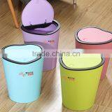 L00118 2017 New Design High Quality Plastic Trash Bin, Plastic Recycle Bin Heart Shape thumbnail-6