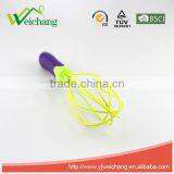 WCJ496 New Design Eggplant Handle Egg Whisk Silicone Wire Whisk, Egg Frother, Milk & Egg Beater Blender 10" Hot Sales thumbnail-4