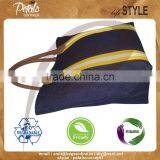 Cheap Fashion Recyled Canvas Cotton Shopping Bag With Inside Polyester Lining thumbnail-3