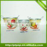 DECORATIVE METAL GARDEN POT thumbnail-1