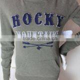 Lady Fashion Printing and Embroidery Hoody thumbnail-3