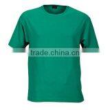 Bottle Green Round Neck Print Polo Shirt thumbnail-1