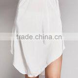 Halter Lace Insert Crop Top and Asymmetrical Skirts Ladies Two Piece Sets 2017 Guangzhou New Fashion thumbnail-6