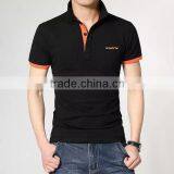 High Quality Short Sleeve 100% Cotton Rib Cuff Custom Polo Shirt Design Wholesale thumbnail-4