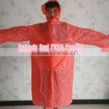 Adult 100% PVC Rain Poncho With Sleeves With Customer' S Logo thumbnail-2