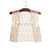 Wholesale Baby Wear Boutique Lace Vest Baby Clothes Top thumbnail-3