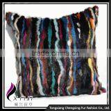 CX-D-15C Latest Design Genuine Mink Fur Pillow/Cushion Cover thumbnail-1