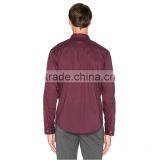 OEM High Quality New Fashion Business Plain Color Satin Shirts for Men thumbnail-3