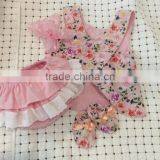 Baby Clothing Vintage Floral Design Clothing Set Plus Size Kids Clothing Outfit thumbnail-4