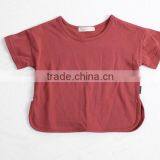 Boutique Wholesale Baby Clothes Cotton Fabric Shirt Short Sleeve Blouse thumbnail-4