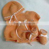 Handmade Crochet Baby Dress thumbnail-2