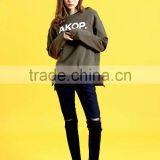2017 Korean Xxx Image Hip Hop Clothing Sweatshirt Woman thumbnail-2