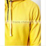 Super Quality Yellow Blank Bulk the Fleece Clothing With Kangaroo Pocket thumbnail-3