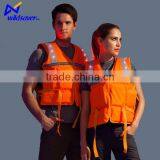 LED Flashing Orange Pool Boating Swimming Surfing Adult Life Vest thumbnail-3