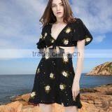 Wholesale Very Hot Women Pretty Multi Color Floral Printed Maxi Dress For Wholesale 2017 thumbnail-1