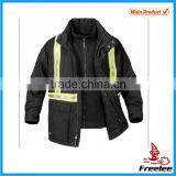 Waterproof Membrane Safety Reflective Jacket Fleece Lining Fabric