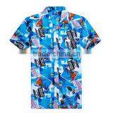 Fashion Custom All Over Print Hawaii Style Slim Man Shirt thumbnail-1