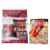 Sufficient Supply Red Flower PatternThrow Pillow Square Cotton Cross Stitch thumbnail-1