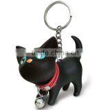 Hot Sale Rubber Pvc Cat Shaped Keychain thumbnail-5