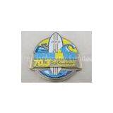 Zinc Alloy, Iron Man Medal, Germany Medals With California Ocean Side, Antique Brass Plating thumbnail-1