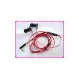 Popular Flat Cable Metal Earphones With Mic And Volume Control, Stereo Cell Phone Earphones thumbnail-1