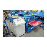 Automatic Station Power 4kw Standard Roof Tile Roll Forming Machine With CE