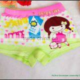 Bamboo fiber cute cartoon underwear for little girls and kids underwear boxer shorts GVFR0015