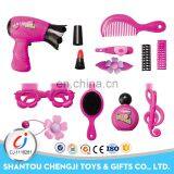 Kids Birthday Gift Dressing Play Set Pink Plastic Princess Toys