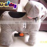 Assembled toy Little elephant electric walking super animal with coin operated