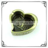 Custom Tourist Souvenir Ashtray,metal Heart Shaped Ashtray thumbnail-1