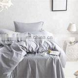 100% Satin Duvet Cotton Home Luxury Bed Sheet Bedding Set Grey thumbnail-2