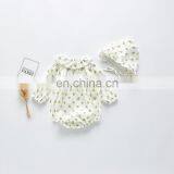 2020 Full Sleeve Children Clothing Spring Autumn Button Baby Flowers Girl Romper thumbnail-4