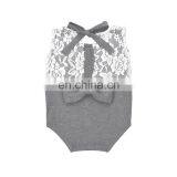 New Design Summer Kids Outfit Dainty Rompers Baby Girl Lace Romper Dainty Romper Newborn Knit Romper Baby Lace Props thumbnail-3