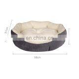 High Quality Modern Natual China Luxury Extra Large Faux Fur Hot Grey Round Cheap Small Pet Dog Cat Sofa Bed For Dog thumbnail-6