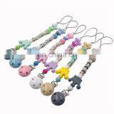 Клип-цепочка для соска для младенцев с индивидуальным логотипом, силиконовый зуборезной игрушка-венчик