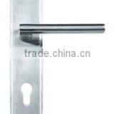Solid Stainless Steel Lever Handle With Plate