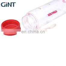 2021 GInt Eco Friendly Customized Water Bottle With Holder 400ml Plastic Drink Bottle Red Earth Tritan Material