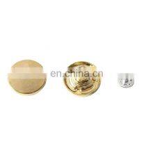 Golden Color Good Quality Flatback Removable Shank Alloy Jeans Button