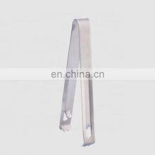 Factory Direct Custom Stainless Steel Kitchen Clear Mini Metal Salad Serving Ice Tong